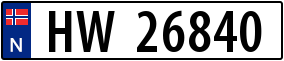 Truck License Plate